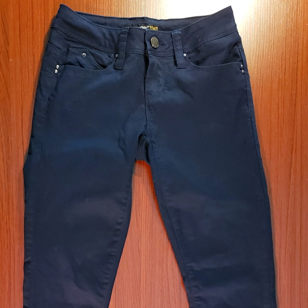 YMI Navy Blue WannaBettaButt Jeans